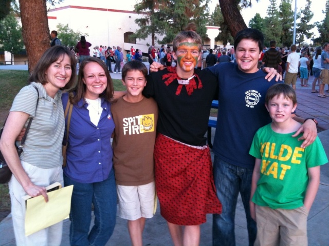 Daniel's Lion King in the Mountain View High School Broadway Review