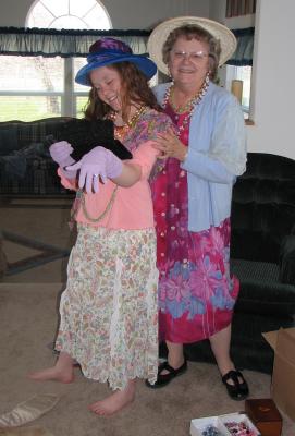 Three Generations Dressing Up!