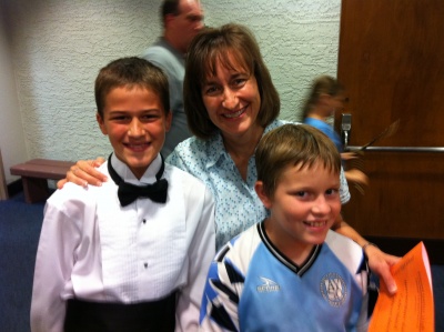 Andrew's first concert of the year
