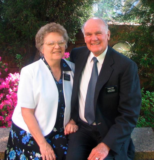 Happy couple on their 50th anniversary